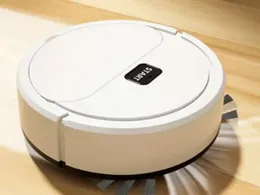 2025 Automatic Portable Mini Home Floor Robotic Vacuum Cleaner USB Rechargeable Wet Dry 3-in-1 Sweeping Machine Smart Sweeper Vacuum Mop Intelligent R