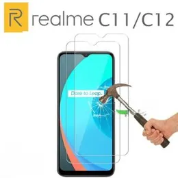 Realme C11 C12 Anti Scratch 0.3mm Transparent Screen Protection Glass Full Cover 9H MTB tempered Glass for Realme C11 and Realme C12