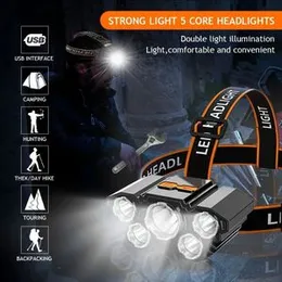 5 Led Rechargeable Headlamp