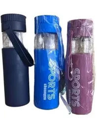 Water Bottle Leak-proof 500mlCapacity Plastic Cute transparent bottle for Summer