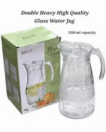 Heavy Quality Glass  Water Jug