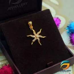Gold Plated Jasmine Theme Pendant Fashion and Stylish Design For Women.