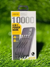 ASPOR A300 10000mAh 4-in-1 Power Bank (also identified as Model: A200 on the packaging