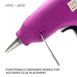 Electric 20W Hot Glue Guns with 12 Glue Sticks, Mini Hot Melt Glue Gun Kit for Crafts, Glue Gun for School DIY Arts, Sealing, Home Repairs