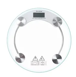 Personal Scale PH-2015A 180kg x 100g Digital - Tempered Glass LCD Auto On/Off Step-On Bathroom Body Weight Scale Kg/Lb Switch