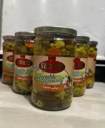 SEDKIS Mixed Pickled Vegetables | Premium Gourmet Vinegar Pickles