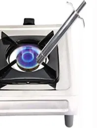 Stainless Steel Gas Lighter For Kitchen Ignition Gun Gas Lighters Non Refilling Lighter For Home and Hotel Uses