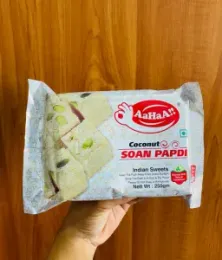 Aahaa Coconut Soan Papdi 250g