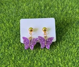 Premium Purple Butterfly Earrings for Women, Cute Fashion Jewelry Gift for Women and Girls, Perfect Gift for Birthdays
