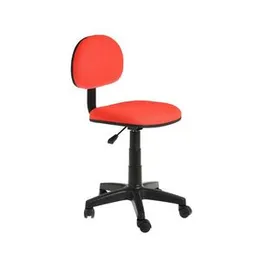 RED/ORANGE FABRIC COMPUTER CHAIR (PP BASE)