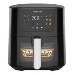Singer KA-AFT05014 Digital Air Fryer 5L 1500W - Touch Control 70-200Â°C 60-Min Timer Rapid Air Non-Stick Cool Touch Multi-Function