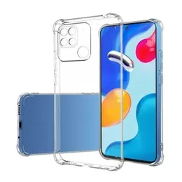 Luxury Shockproof Transparent Shockproof Bumper Case For Mi Redmi 10A Crystal Transparent Premium Quality Xiaomi Shockproof Protective Phone ShellÂ 