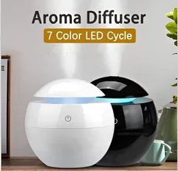 USB Mini Ultrasonic Humidifier with LED Light