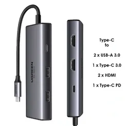 UGREEN 6 IN 1 Type-C to 2* USB 3.0Hub â CM498 - 15852