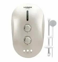 LIVINOX Instant Shower Heater Pressure Pump w LV-PWAP36 3.6kW Andora Series 5 Spray Patterns Anti-Scalding ELCB Single Point Connection