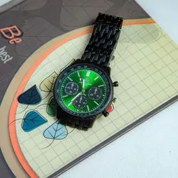 Premium Stainless Steel Strap Luxury Men's Watches Quartz Analog Business Chain Casual Wrist Watches For Boys & Gents Black watch