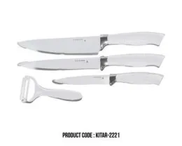 4PCS KITCHEN KNIFE SET WHITE AR-2221