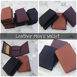 Menâs Fold Leather Wallet