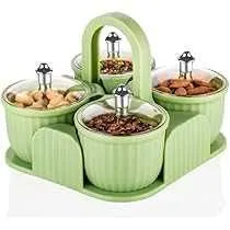 Dry fruit box 4pcs jar set
