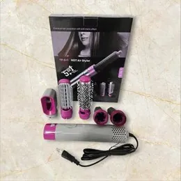 5 In 1 Hair Air Wrap Styler & amp Volumizer Rotating Hairdryer Hair Straightener