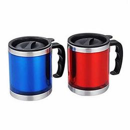 Stainless Steel Travel Mug With Lid / Vacuum Insulated Travel Mug