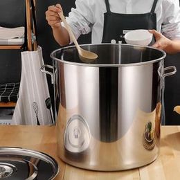 Stainless Steel Stock Pot 4 Pcs with Lid