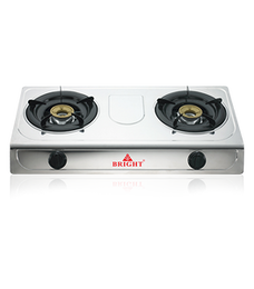 Bright Turbo Original Silver Gas cooker - 2 stove