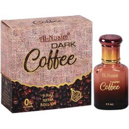 Al-Nuaim Dark Coffee 9.9 ml Attar Roll On | Non Alcoholic, Halal | Concentrated Perfume | Men & Women