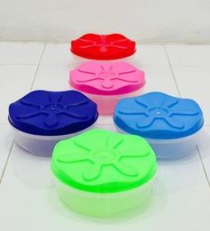 Lunch Box Plastic Round shape