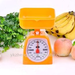 Manual Kitchen Scale Plastic Analog Weighing Scale Up to 5Kg