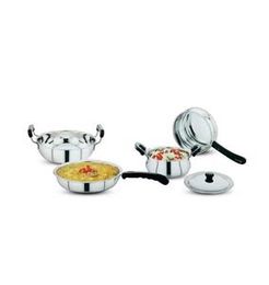 Camrin Ultima 5Pcs Stainless Steel Induction Cookware Set - 5 Pcs
