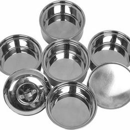 Kitchen Art Stainless Steel Lunry Five Layer Tiffin Box Carrier Lunch Box (5 Tier ) - Made in India