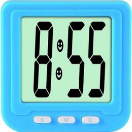 KD-1826A-C KADIO Digital Clock Stopwatch Alarm Watch Pocket Size Study Table Car Dashboard Kitchen Study Office Bedroom Electronic Big Display Car Clo