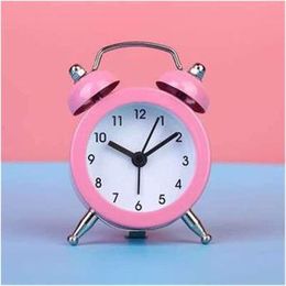 Alarm Clock Bell Clock Analog with Bell Outdoor Small Watches