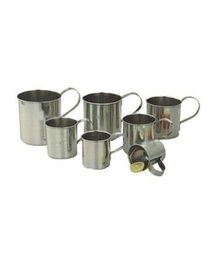 Home Pro Stainless Steel 7Pcs Mug Set - Silver