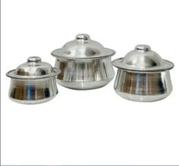 Aluminum 3 Pcs Rice pot