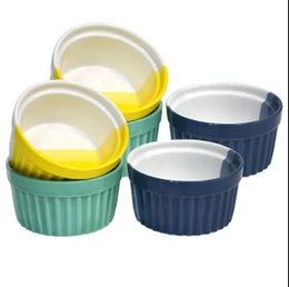 4" Ceramic Baking Cup 6pcs