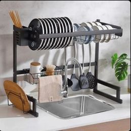 Sink Rack Single stainless steel dish drying rack over sink