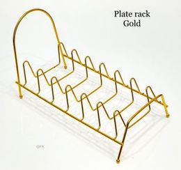 Stainless steel 7 Dish Holder Gold