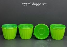 4 Pieces Plastic Containers Set/Kitchen storage/Kitchen Grain Spicy Curry Lunch Boxes (SMALL)