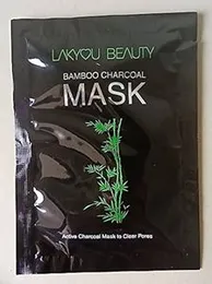 Lakyou Beauty Bamboo Active Charcoal Peel off Mask Anti Acne Deeply Cleans 20 g