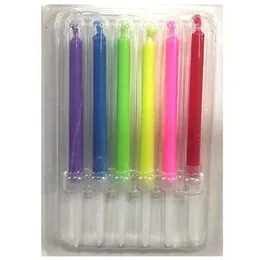 Happy Birthday Party Candle Cake Decoration White