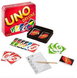 Uno Deluxe Card Game in Metal Box