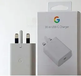 30W Google USB-C Power Adapter UK Plug – Super Fast Wall Charger for Pixel, Android & Other USB-C Gadgets