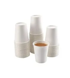 Disposable Coffee Cups Paper Cup 200ml White