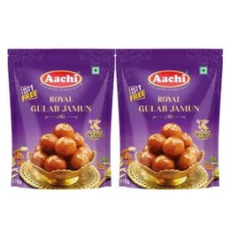 Aachi Gulab Jamun Mix 175g – Buy 1 Get 1 Free | Soft & Delicious Indian Dessert Mix