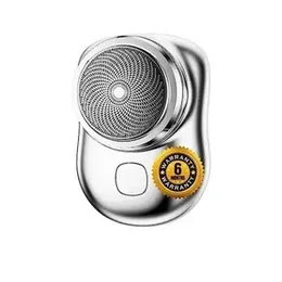 ඉලෙක්ට්‍රික් ෂේවර්Mini අතේ ගෙන යා හැකි රේසර් Electric Nose Hair Trimmer USB Rechargeable Beard Trimmer පිරිමින් සඳහා පිරිසිදු කිරීමේ බ්‍රෂ් සහිත වෘත්ත
