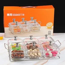 glass sweet tray 6pcs