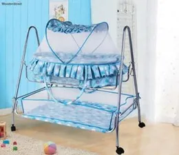 GoodLuck Baybee New Born Baby Cradle | Sleep Swing Cradle/Jhula for Toddler Bassinet Bed & Crib with Mosquito Net for Baby Boys and Girls 0 to 12 Mont