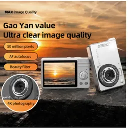 4K Digital Cameras 50 MP Portable Vlogging Camera 16X Zoom Camcorder Camera 2.8 Inch LCD Screen for Photography and Video